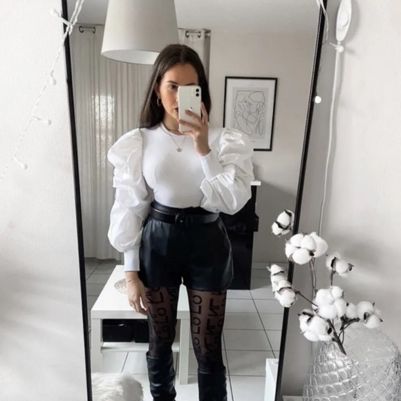 ZARA COMBINATION KNIT TOP SIZE M           🌸Bloggers Favorite🌸 - Picture 5 of 14